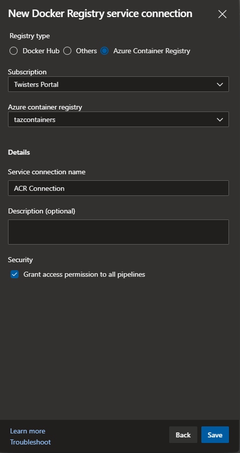 Configure ACR – Azure DevOps | Coding With Taz